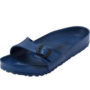 Birkenstock Women's Madrid Eva Blue Slip On Buckle Rubber Slide Sandals Size 7.5